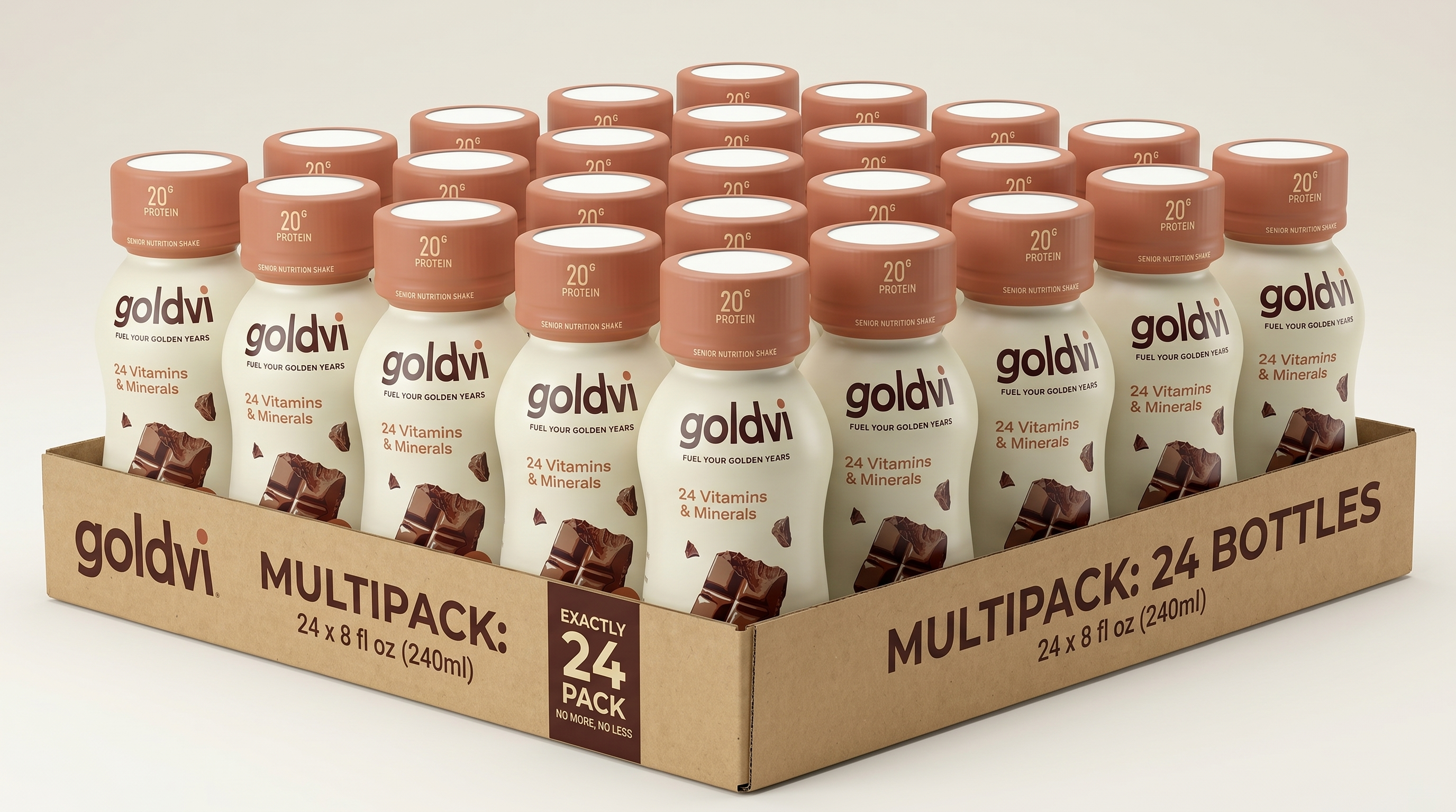 24-Pack goldvi Senior Nutrtion Shake